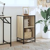 vidaXL Knjižna omara sonoma hrast 40x35x76 cm iverna plošča | Shoptok.si