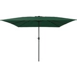 vidaXL Kvadratni vrtni suncobran 295x245 cm Zelena | shoptok.hr