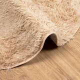  Čupavi tepih s visokim vlaknima NAVARRA bež 100x100cm poliester | shoptok.hr