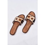 Boto Crocheted Women's Slippers On Flat Heel Black Nirina | shoptok.hr
