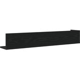  Zidne police 2 kom crne 100x16,5x16,5 cm konstruirano drvo | shoptok.hr