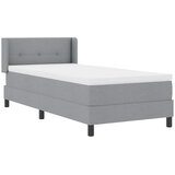  s opruga kutije Svijetlo siva 200 x 90 cm tkanina | shoptok.hr