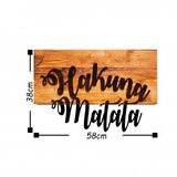 WALLXPERT Zidna dekoracija Hakuna Matata, 58x38cm | Eponuda.ba