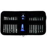 Ks Tools izvijač z ročajem + 17 nastavkov hitra zamenjava, (20987023) | Shoptok.si