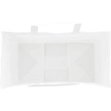vidaXL Papirnate vrečke 50 kosov z ročaji bela 21x11x36 cm | Shoptok.si