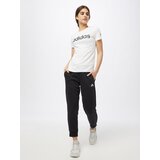 Adidas Funkcionalna majica 'Essentials Logo' črna / bela | Shoptok.si