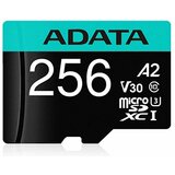 Adata uhs-i U3 microsdhc 256GB V30S class 10 + adapter AUSDX256GUI3V30SA2-RA1 memorijska kartica Cene