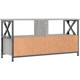 TV ormarić siva boja hrasta 90 x 33 x 45 cm od drva i željeza | shoptok.hr