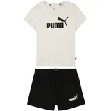 Puma Športna trenirka črna / bela