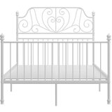  Posteljni okvir bel kovinski 120x200 cm, (20606308) | Shoptok.si