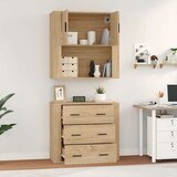  Visoka komoda hrasta sonome od konstruiranog drva | shoptok.hr
