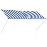  Zložljiva tenda 250x150 cm modra in bela, (20609854) Cene