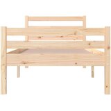  Posteljni okvir iz trdnega lesa 90x200 cm, (20647349) | Shoptok.si