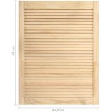  Vrata za omarico z letvicami 69x49,4 cm trdna borovina, (21413372) | Shoptok.si