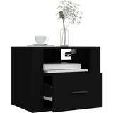  Zidni noćni ormarić crni 50x36x40 cm | shoptok.hr