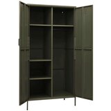  Garderobna omara olivno zelena 90x50x180 cm jeklo, (20704948) | Shoptok.si