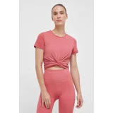 Casall Kratka majica za vadbo roza barva