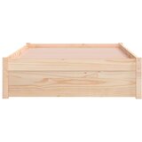  Posteljni okvir bel iz trdnega lesa 100x200 cm, (20905971) | Shoptok.si