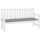  Jastuk za vrtnu klupu sivi 200 x 50 x 3 cm od tkanine Oxford | shoptok.hr