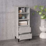  Visoka komoda boja betona 40 x 36 x 110 cm konstruirano drvo | shoptok.hr