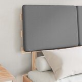vidaXL Posteljni okvir z oblazinjenim vzglavjem Svetlo siva, (5000102039) | Shoptok.si
