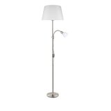 Eglo Siva stoječa svetilka s steklenim senčilom/s tekstilnim senčilom (višina 170 cm) CONESA – Cene