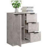  Komoda siva boja betona 60x30x70 cm od konstruiranog drva | shoptok.hr