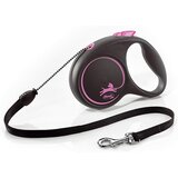 Flexi povodec Black Design XS, vrvica - 3 m (različne barve) zelena | Shoptok.si