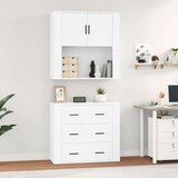  Visoka komoda bijela od konstruiranog drva | shoptok.hr