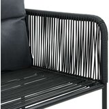  7-dijelni vrtni blagovaonski set crni | shoptok.hr