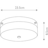 Elstead TAMAR-F-M-PC-LED Stropno svetlo za kupatilo TAMAR 1xGX53/5,7W/230V IP44 hrom | Eponuda.com
