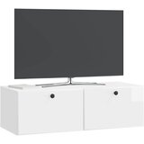 TV ormar za zid 98 x 41 x 30 cm Bijela visokog sjaja | Eponuda.ba