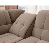 ELTAP Rjava žametna raztegljiva/s prostorom za shranjevanje kotna sedežna garnitura (levi kot/v obliki črke L) Sado – | Shoptok.si