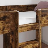  Krevet na kat za djecu s pohranom Dimljeni hrast 75 x 190 cm | shoptok.hr