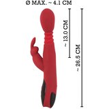 You2Toys Massager - vibrator za G-točko (rdeč), ki se polni, vrti z udarci in ogrevanjem (rdeč) | Shoptok.si