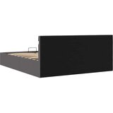  Hidraulični okvir za krevet od umjetne kože LED sivi 160x200 cm | Eponuda.ba