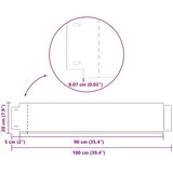  Set ograda za travnjak od pocinčanog čelika 15 kom 100 x 20 cm | Eponuda.ba