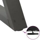  Noge za klub stolić 2 kom. antracit 70 x (42-43,3) cm čelik | shoptok.hr