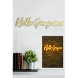 WALLXPERT dekorativna plastična led rasveta hello gorgeous yellow | ePonuda.com