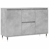 Maison Chic Komoda - Predalnik betonsko siva 104x35x70 cm inženirski les, (21718134) Cene