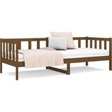  Dnevni ležaj smeđa boja meda 80 x 200 cm od masivne borovine | Eponuda.com