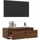 TV ormarić s LED svjetlima boja smeđeg hrasta 75x35,5x25 cm | Eponuda.com