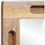  Zrcalo za kupaonicu Smeđa 50 x 70 x 3 cm Čvrsto drvo manga | shoptok.hr