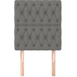  Uzglavlje tamno sivo 80x7x118/128 cm tkanina | shoptok.hr