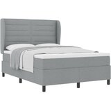  s opruga kutije Svjetlosiva 140 x 190 cm tkanina | shoptok.hr