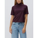 Reserved Bluza s metalnim koncem - tamnoljubičasto | shoptok.hr