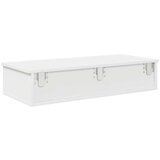 vidaXL Zidna polica s ladicama bijela 80x34x17 cm izrađeno drvo | shoptok.hr