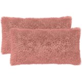  Presvlaka za jastuk 2 pcs HEERLEN Ružičasta 40 x 80 cm PV flis | shoptok.hr