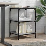  Stalak za pisač s 3 razine siva boja hrasta 50x41x75 cm drveni | shoptok.hr