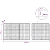 Gabion s žicom debljine 5 mm i mrežom 5x5 cm 900x20x100 cm - 20 cm 100 cm 900 cm | shoptok.hr